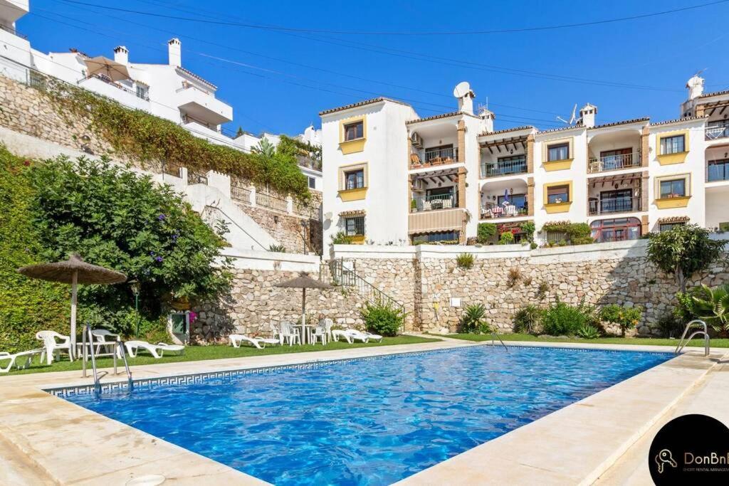 Sea view apartment in Benalmádena la Capellanía Exterior foto