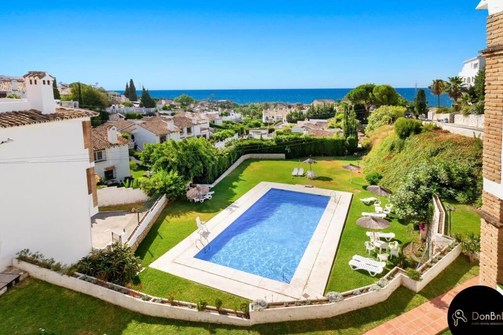 Sea view apartment in Benalmádena la Capellanía Exterior foto