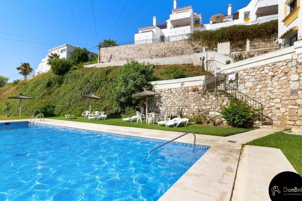 Sea view apartment in Benalmádena la Capellanía Exterior foto